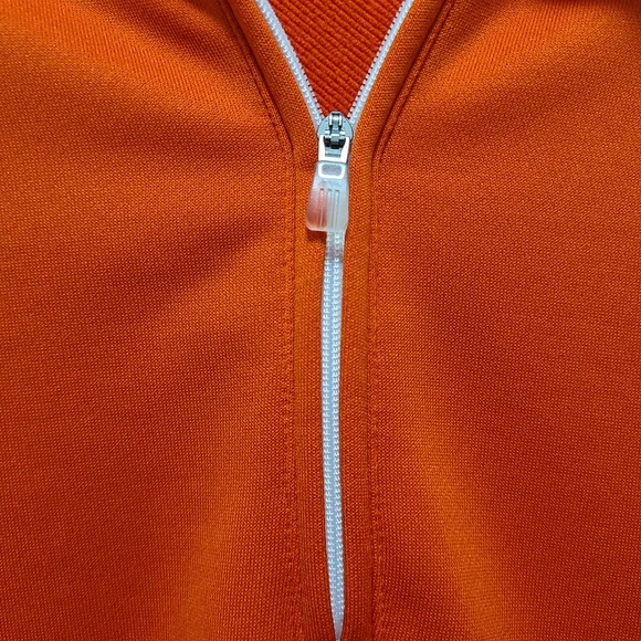 Adidas Orange Quarter-Zip Pullover - Picture 4 of 11